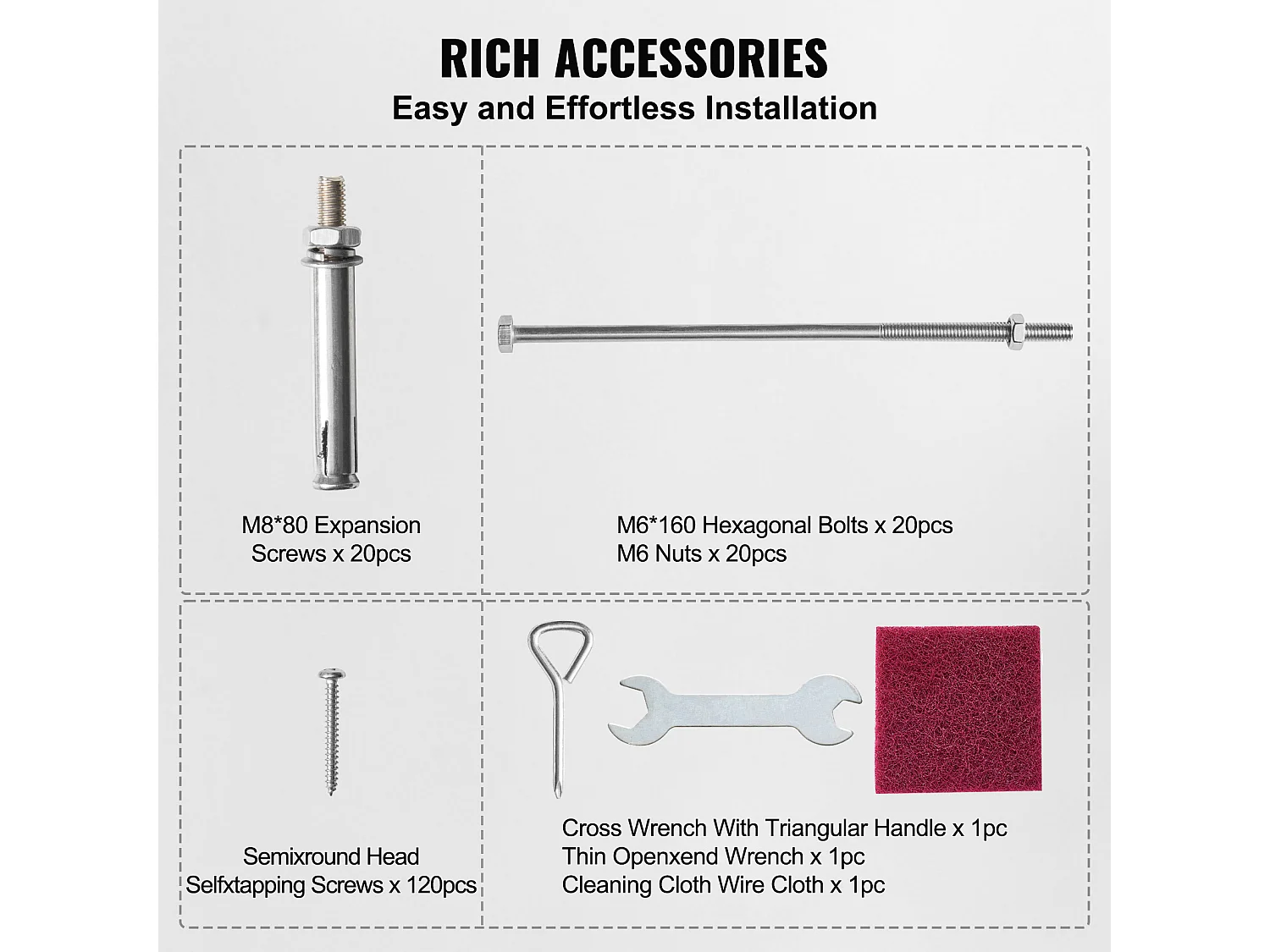 Kit de Supports SucceBuy Lot de 10 Supports d'Ancrage Réglables pour Poteaux de Terrasse en Béton 15 × 15 cm