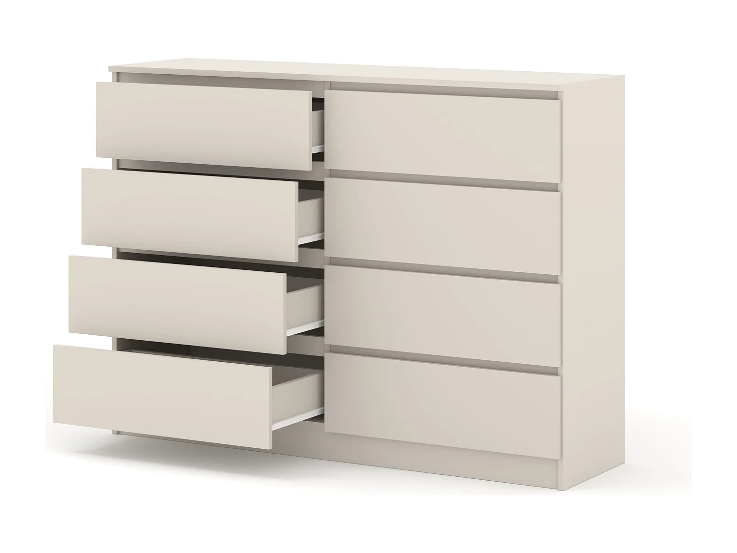 Dressoir MAJA S8 140 cm cashmere – 8 lades