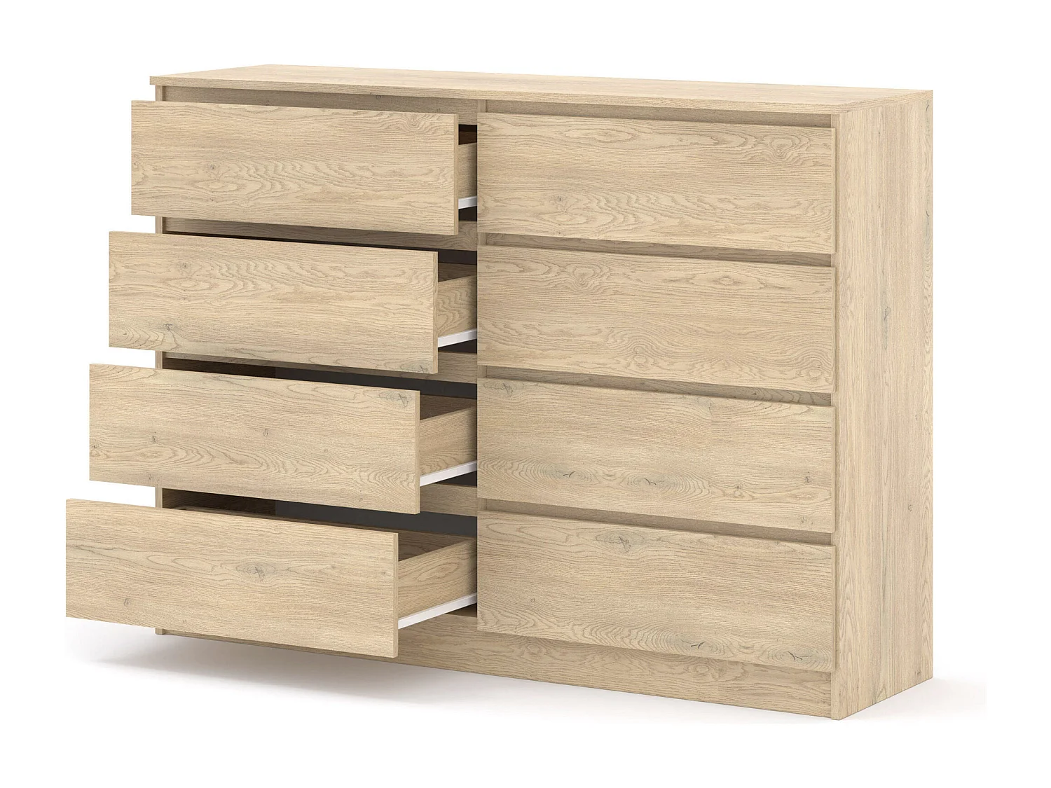 Dressoir MAJA S8 140 cm Eik Cremona  – 8 lades