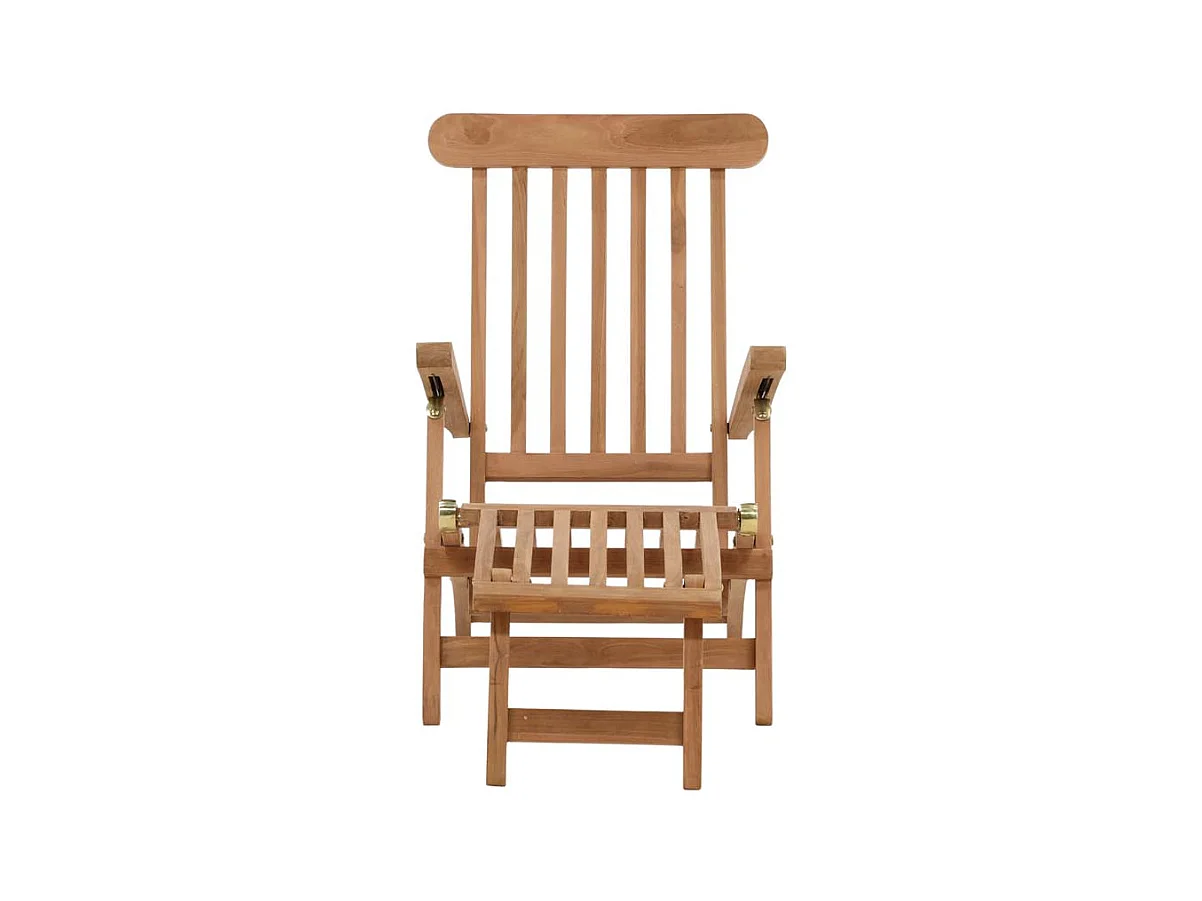 Kenya chaise longue teck.