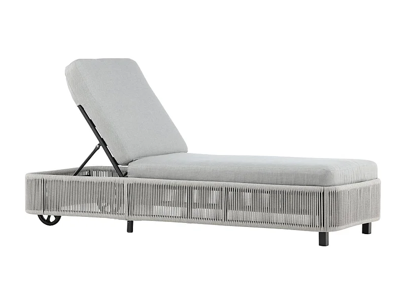 Virya ligstoel grijs, zwart.