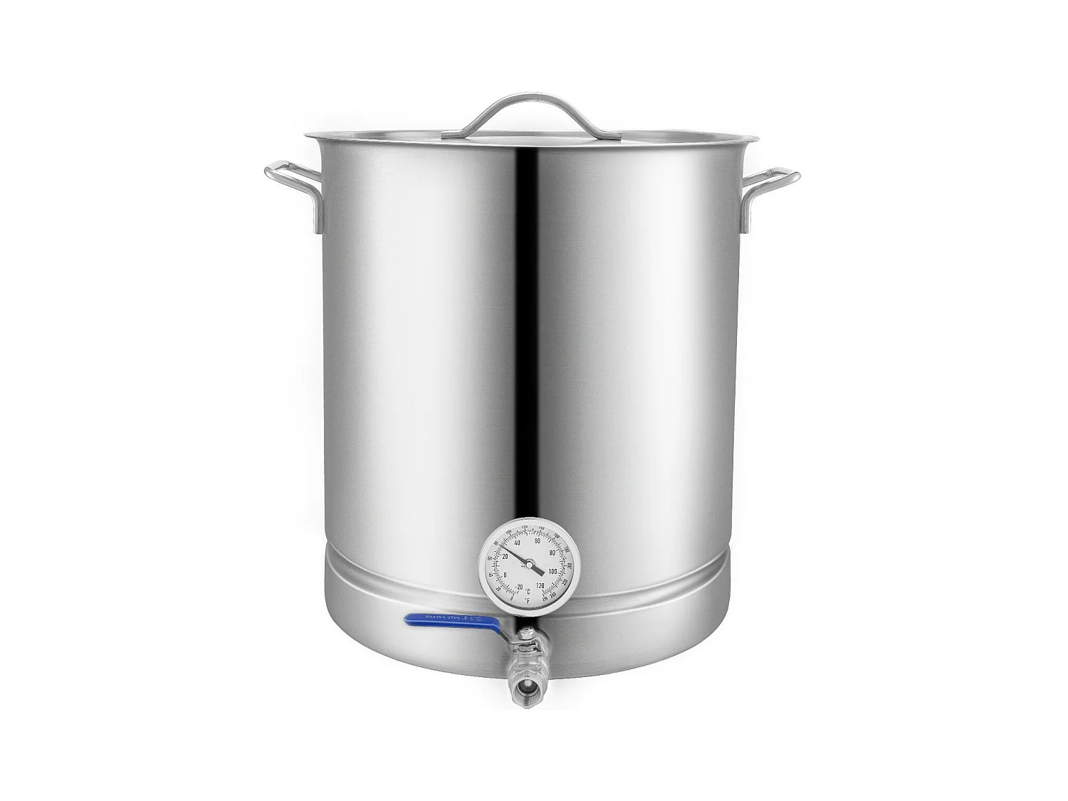 Braukessel SucceBuy aus Edelstahl 60.6L, Dreifachboden, Bierbraukessel, Hausbrau-Bedarf