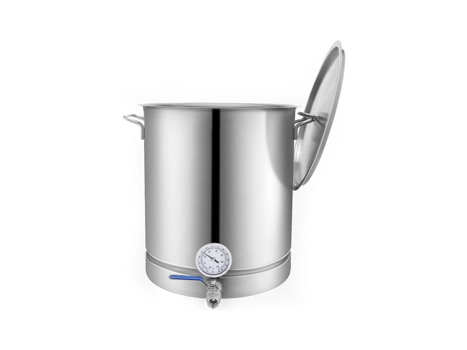 Braukessel SucceBuy aus Edelstahl 60.6L, Dreifachboden, Bierbraukessel, Hausbrau-Bedarf