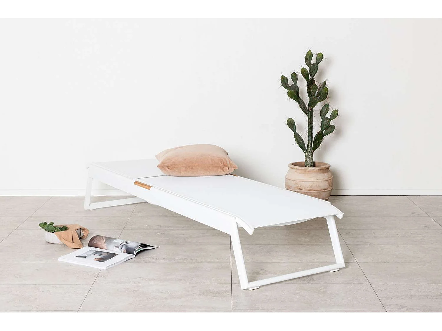 Mexico Chaise longue, blanc.