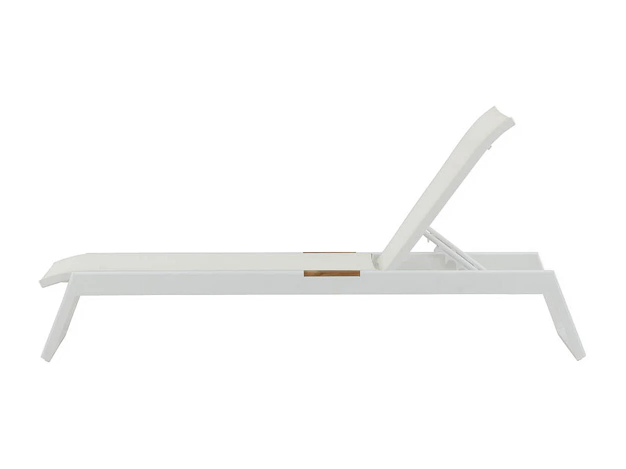 Mexico ligstoel wit.