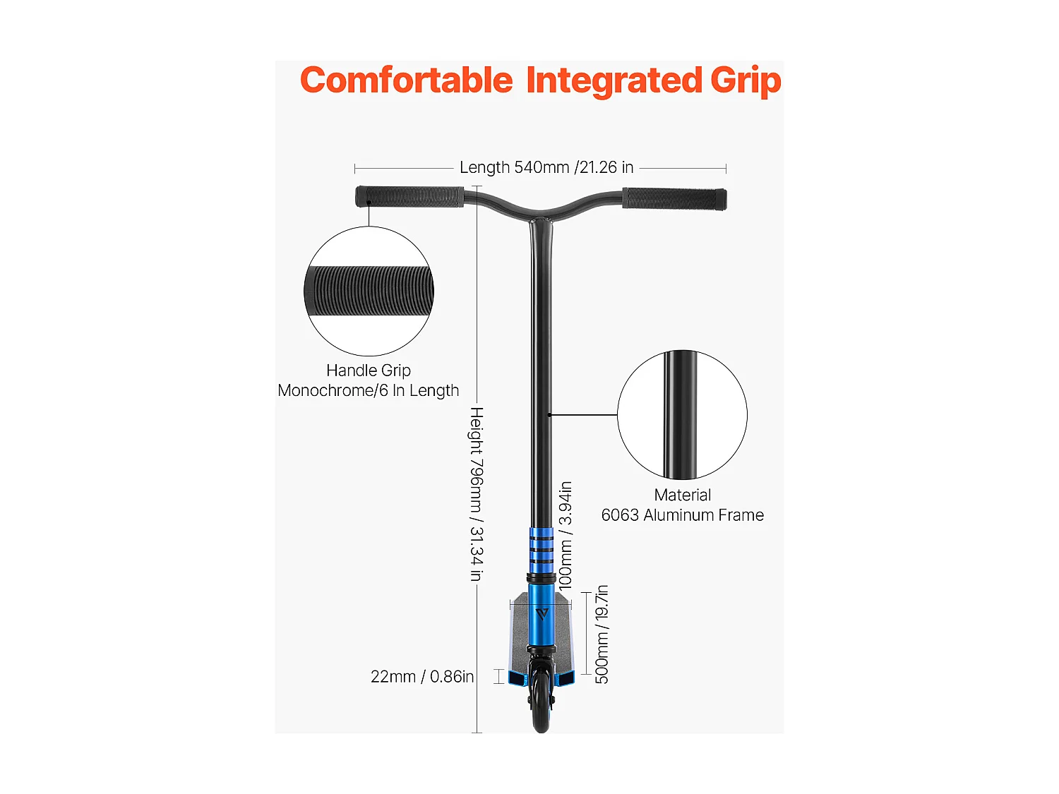Akrobatisches Roller SucceBuy, Straßenscooter für Kinder und Erwachsene, Leichte Doppelschicht-Plattform
