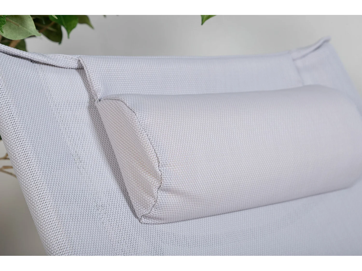 Seville Chaise longue de jardin, chaise de plage pliante, gris.