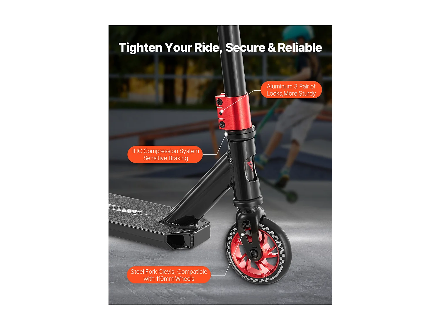 Trotineta Acrobatica SucceBuy, Trotinette per Strada per Bambini e Adulti, Piattaforma Leggera a Doppia Strato