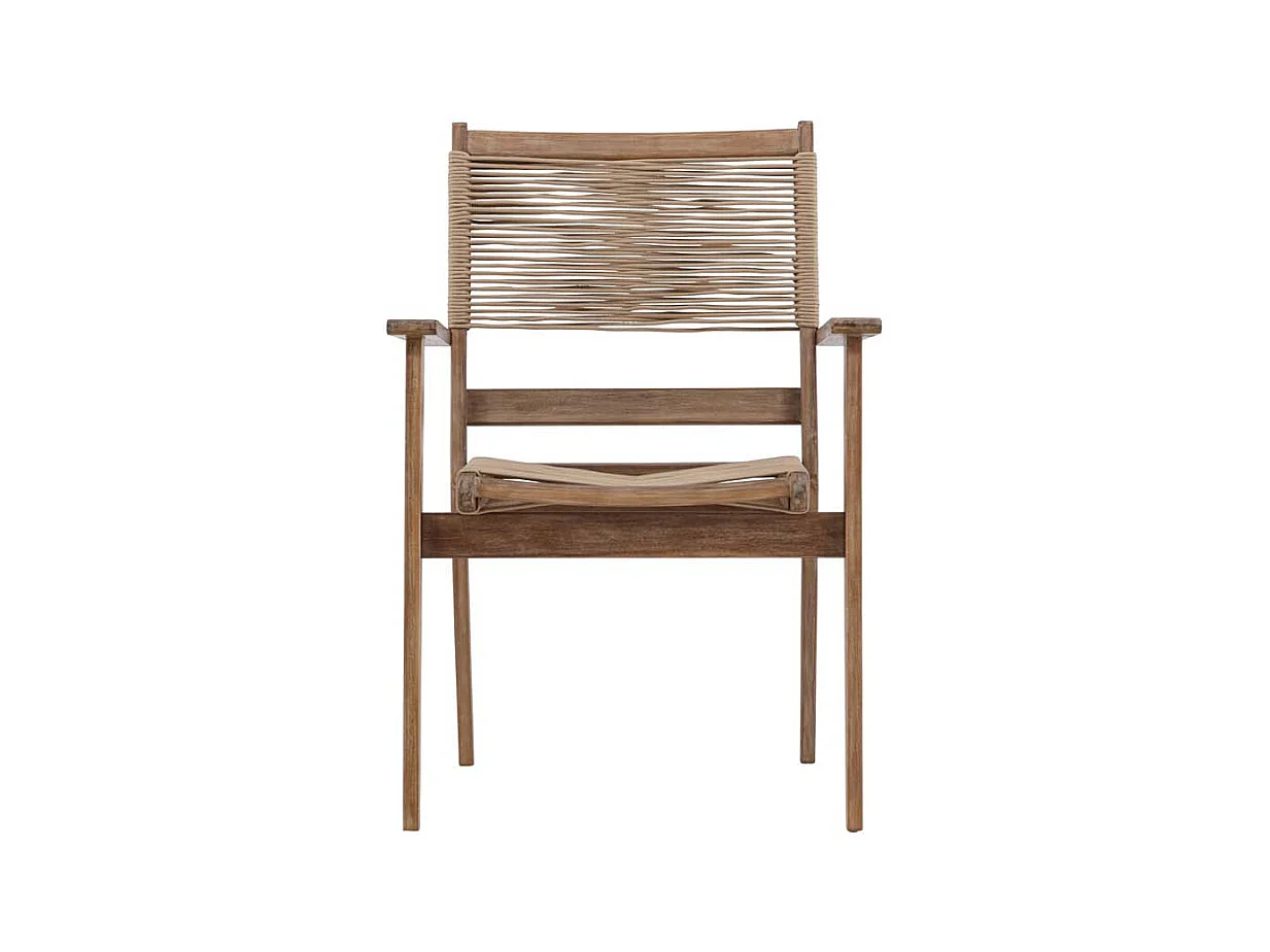 Peter chaise de jardin marron.