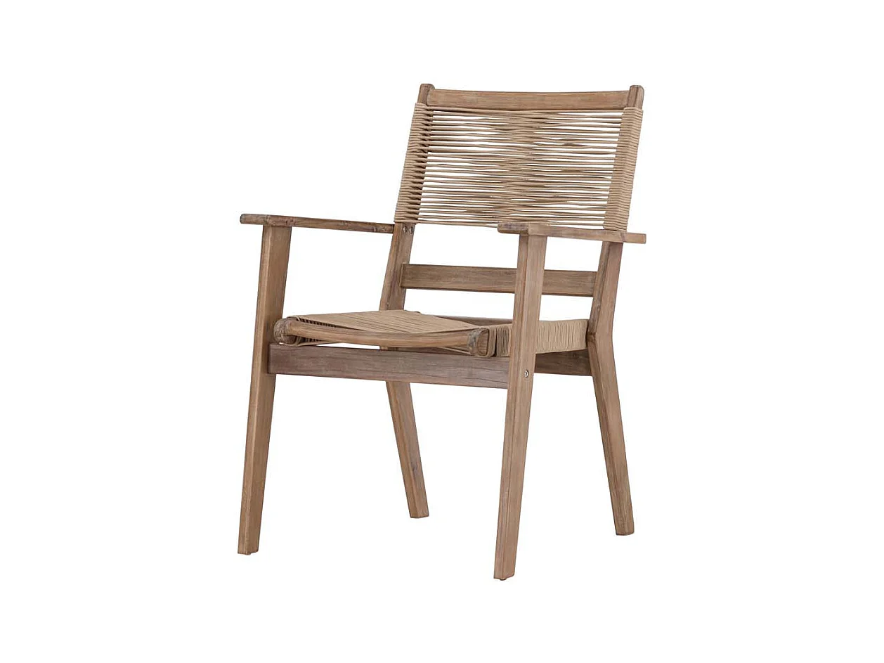 Peter chaise de jardin marron.