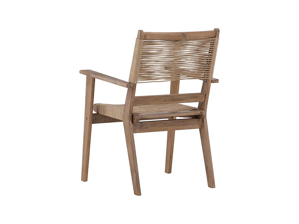 Peter chaise de jardin marron.