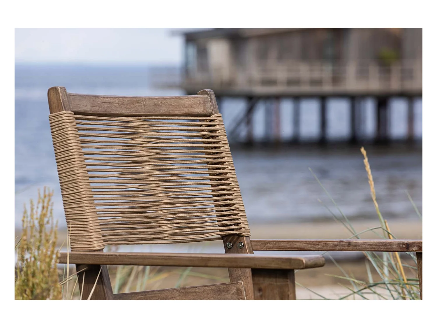 Peter chaise de jardin marron.
