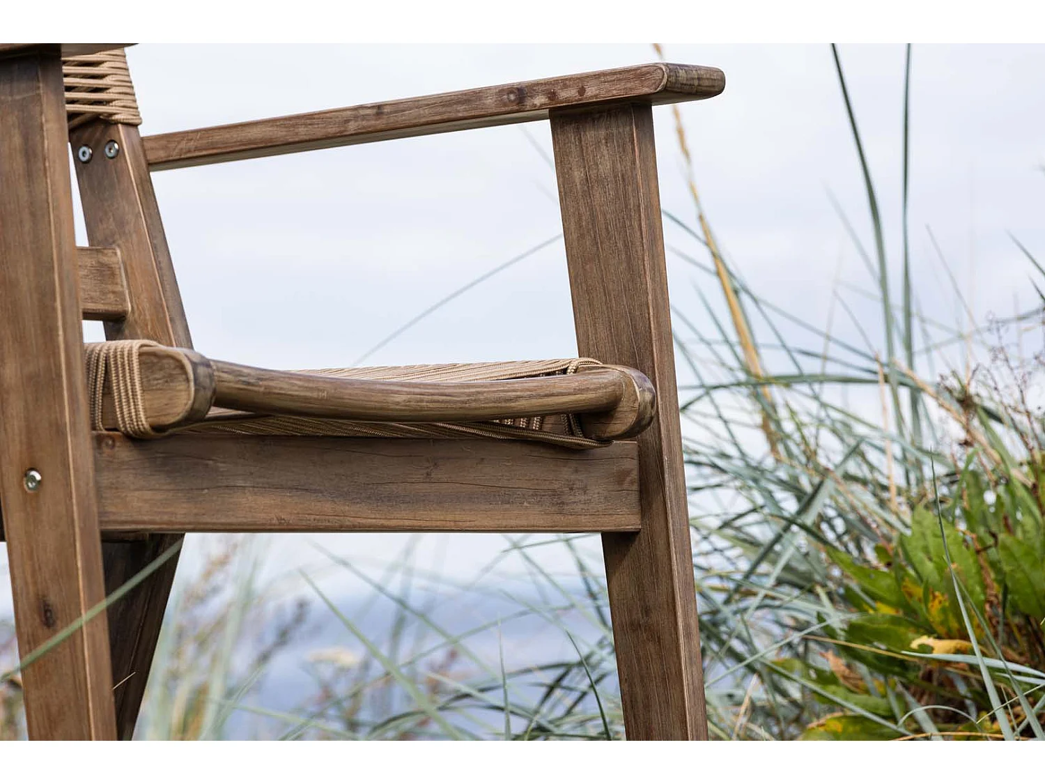 Peter chaise de jardin marron.