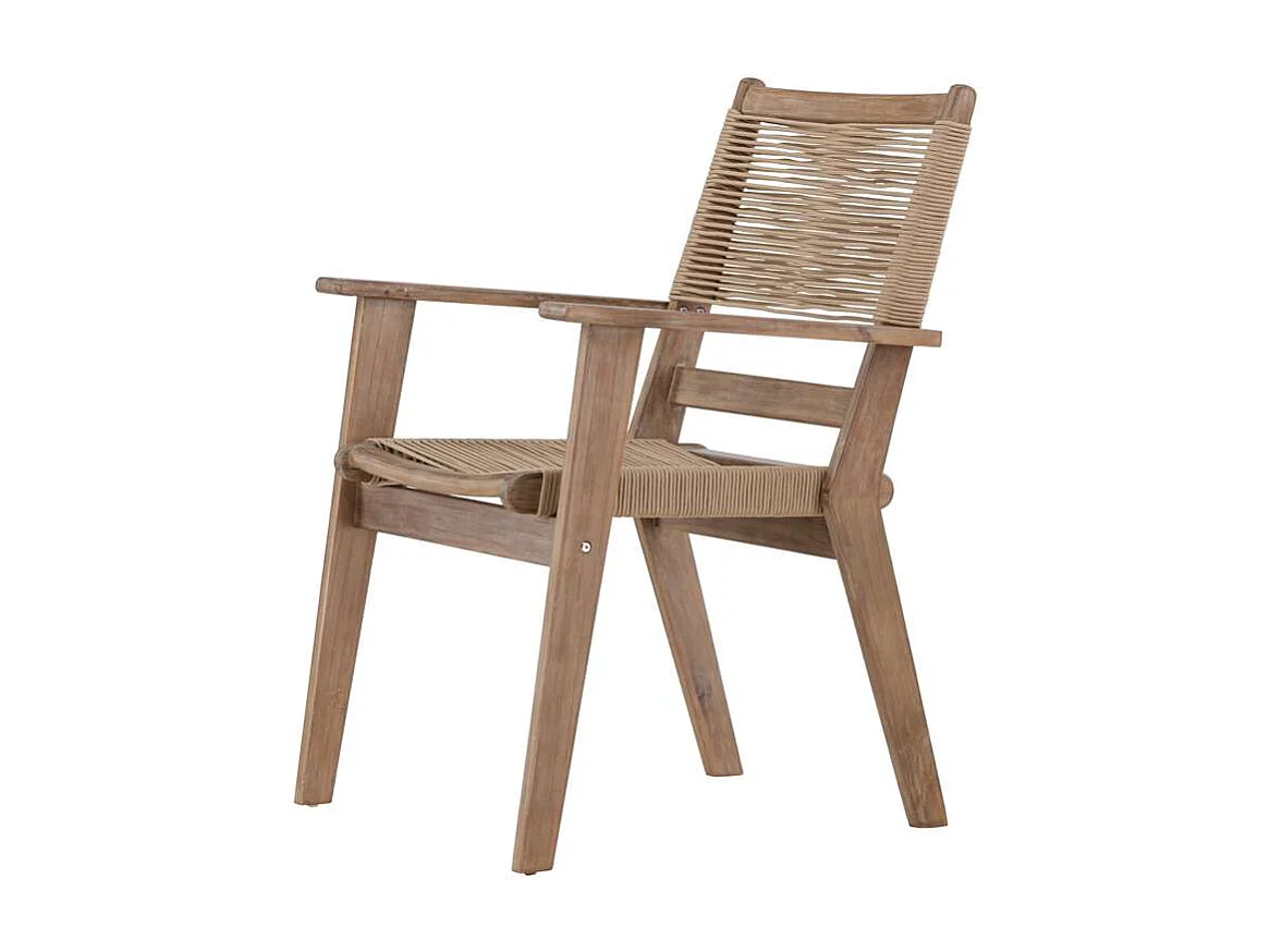 Peter chaise de jardin marron.