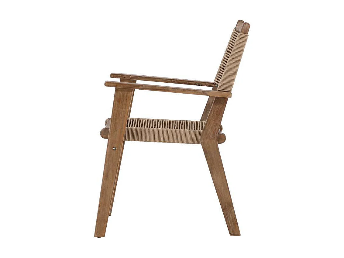 Peter chaise de jardin marron.