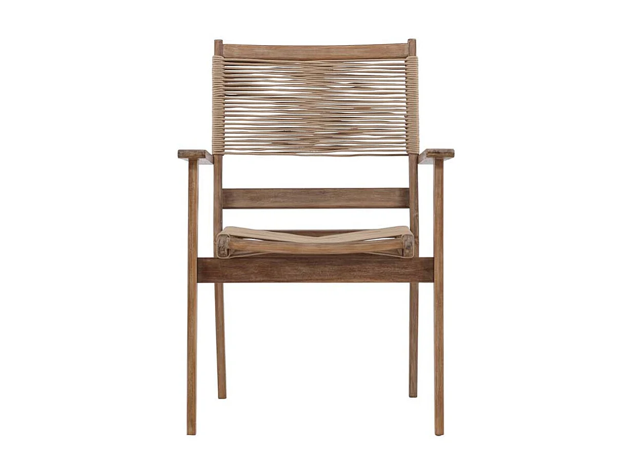 Peter chaise de jardin marron.