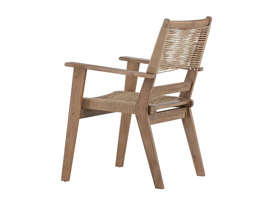 Peter chaise de jardin marron.