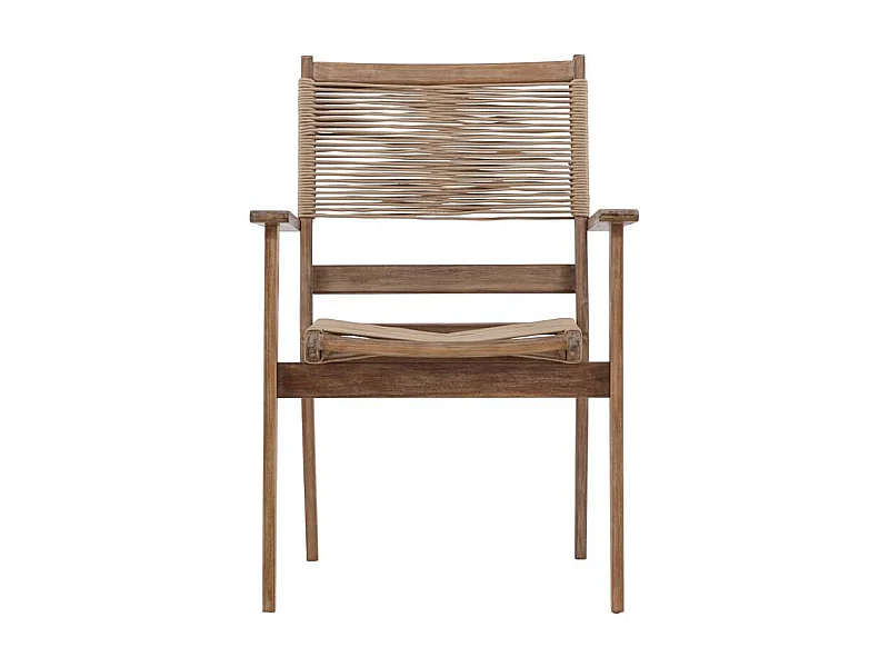 Peter chaise de jardin marron.