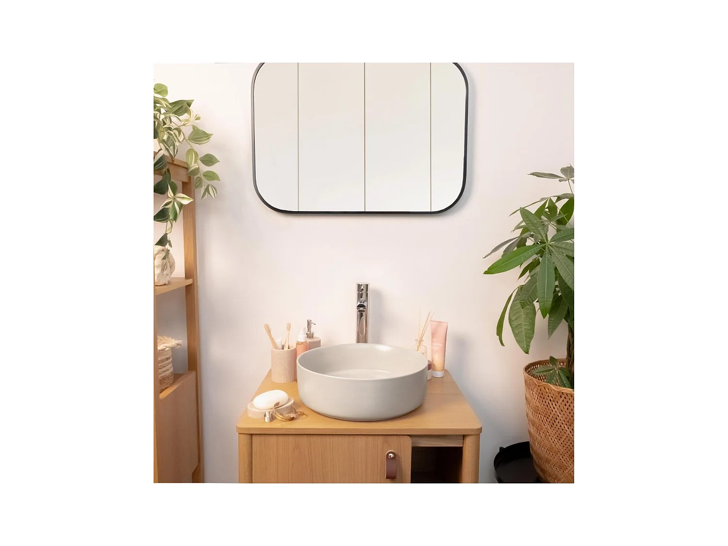 Rundes Aufsatzwaschbecken 36 x 36 cm DIEGO