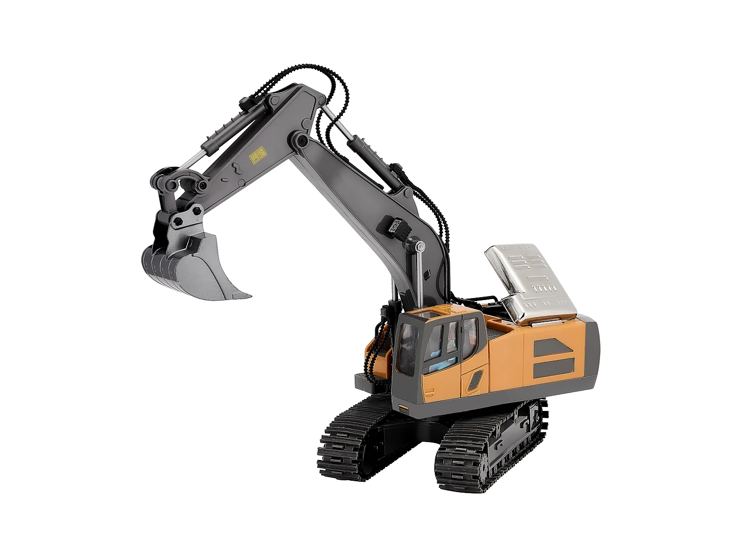 Op Afstand Bestuurbare Graafmachine SucceBuy, RC-Speelgoedgraafmachine met 11 Kanalen, Schaal 1:20