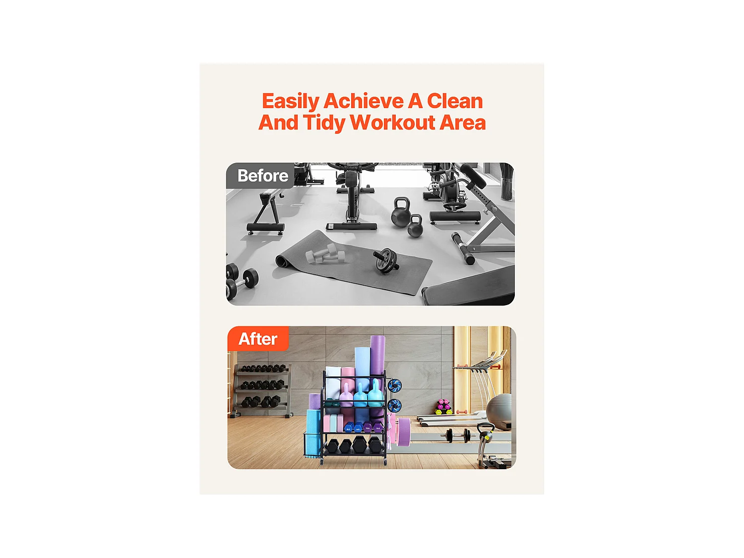 Yoga-Houder SucceBuy, Organizer voor Fitnessapparatuur voor Thuis, Gewichtshouder voor Halters