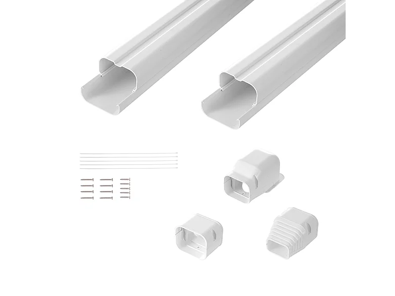 Leidingbedekking SucceBuy in L 7.62cm Breedte 227 cm voor Mini-Split/Airconditioning. PVC