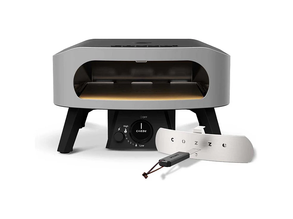 Four à pizza au gaz Classic avec porte Pierre à pizza 34.5 x 34.5 x 1 cm