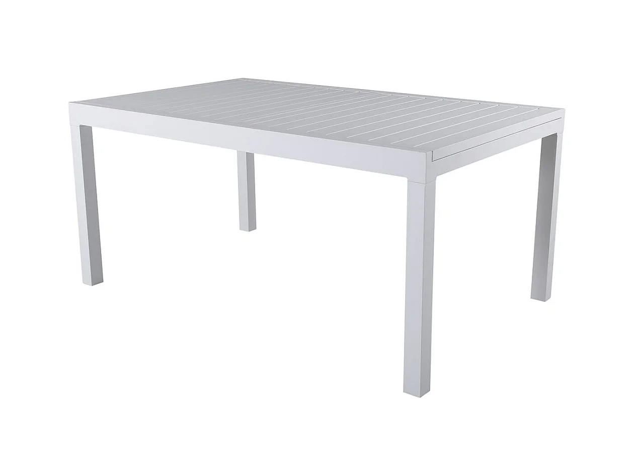 Table de Jardin Extensible "Marbella" 160-240cm Blanc