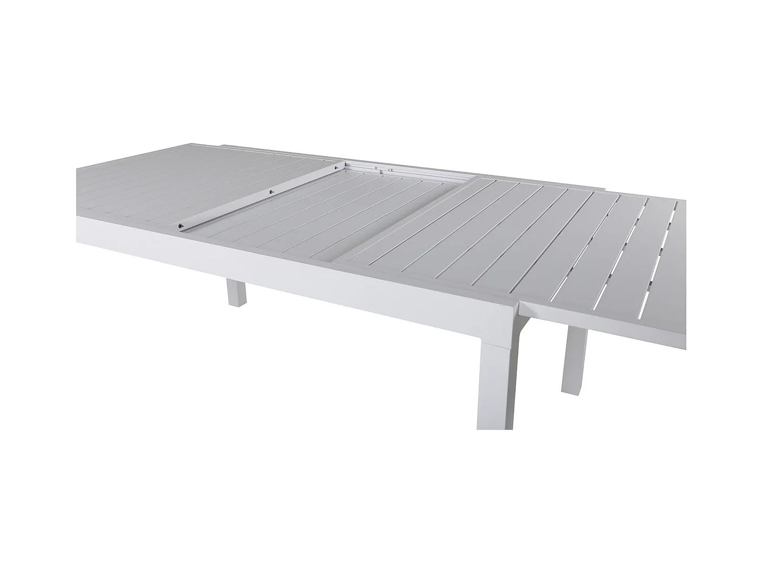 Table de Jardin Extensible "Marbella" 160-240cm Blanc