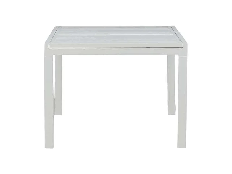 Marbella Esstisch inkl. Zusatzplatte 160, 240 cm Weiss weiss.