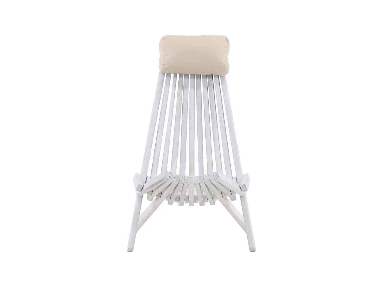 Fauteuil de Jardin Design "Maja" 79cm Blanc
