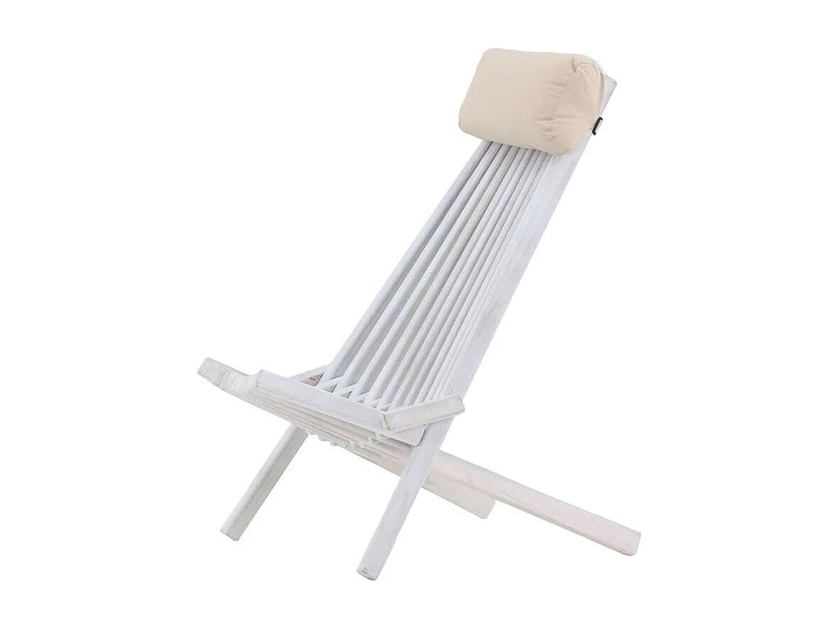 Fauteuil de Jardin Design "Maja" 79cm Blanc