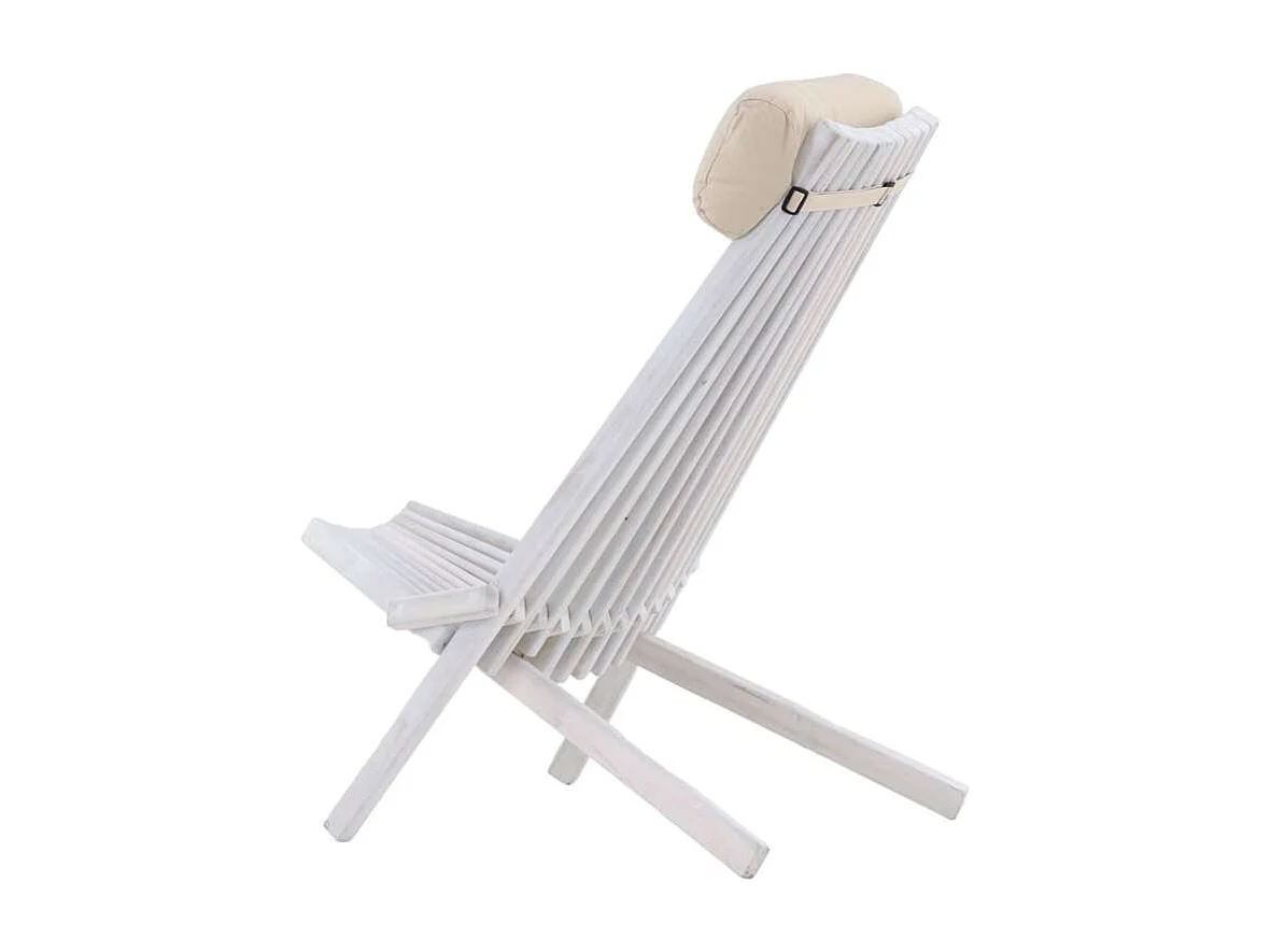 Fauteuil de Jardin Design "Maja" 79cm Blanc