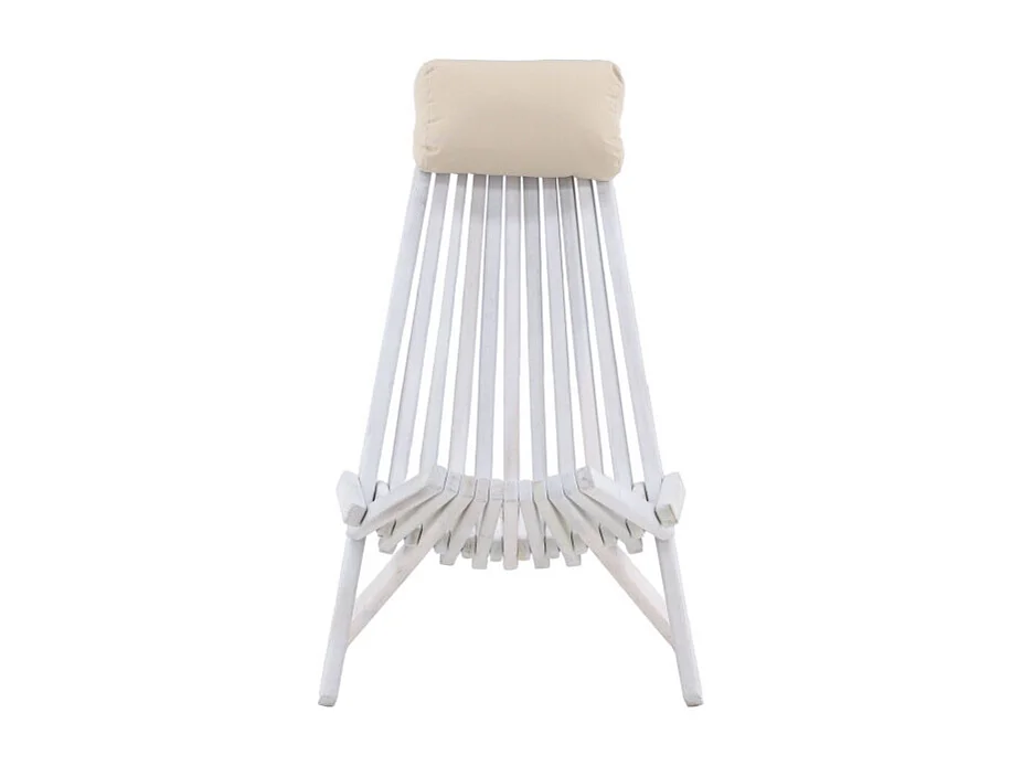 Fauteuil de Jardin Design "Maja" 79cm Blanc