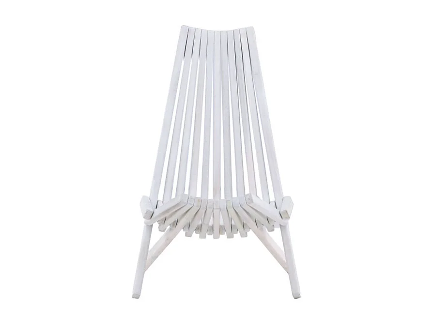 Fauteuil de Jardin Design "Maja" 79cm Blanc