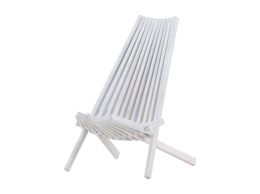 Fauteuil de Jardin Design "Maja" 79cm Blanc