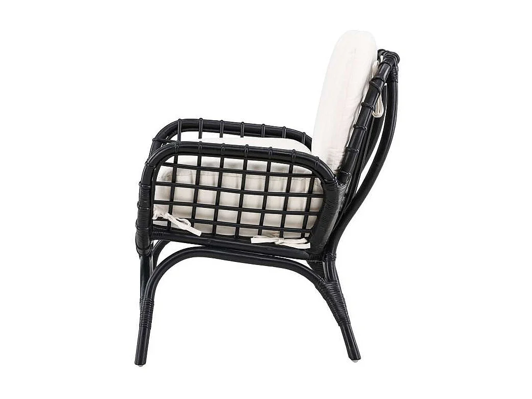Fauteuil de Jardin "Moana" 80cm Noir