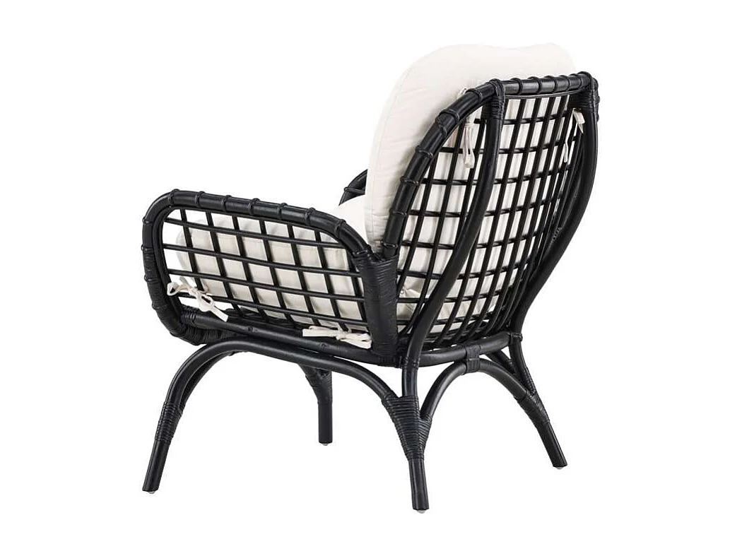 Fauteuil de Jardin "Moana" 80cm Noir