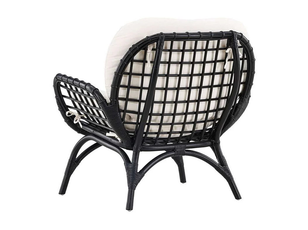 Fauteuil de Jardin "Moana" 80cm Noir