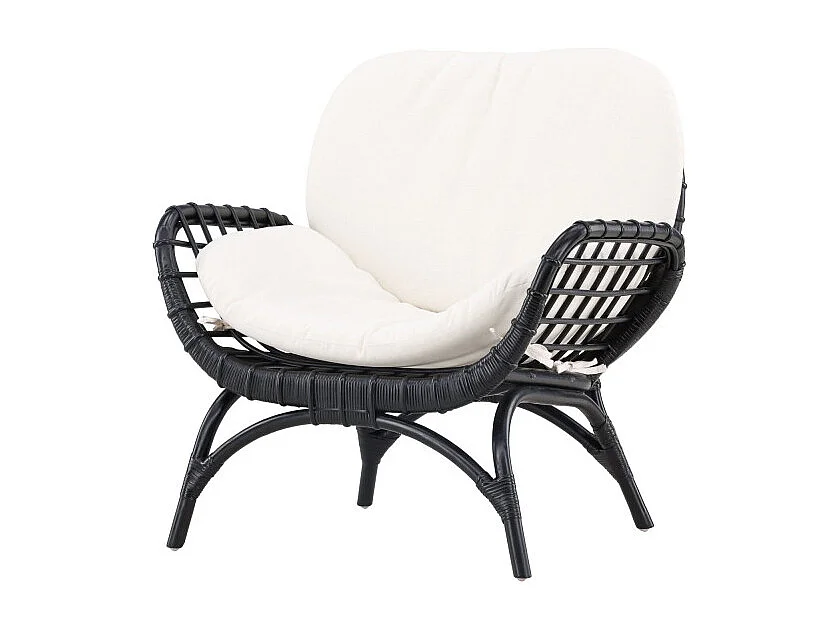 Fauteuil de Jardin "Moana" 80cm Noir
