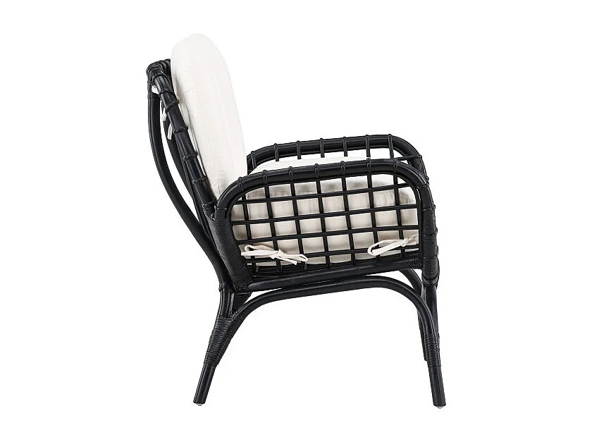 Fauteuil de Jardin "Moana" 80cm Noir