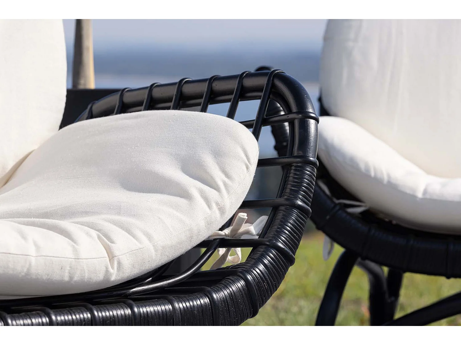 Fauteuil de Jardin "Moana" 80cm Noir