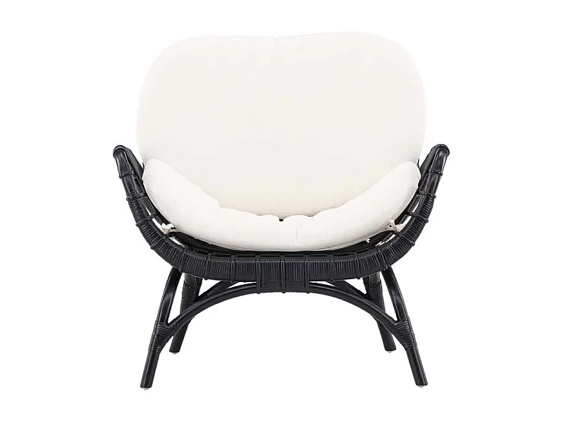 Fauteuil de Jardin "Moana" 80cm Noir