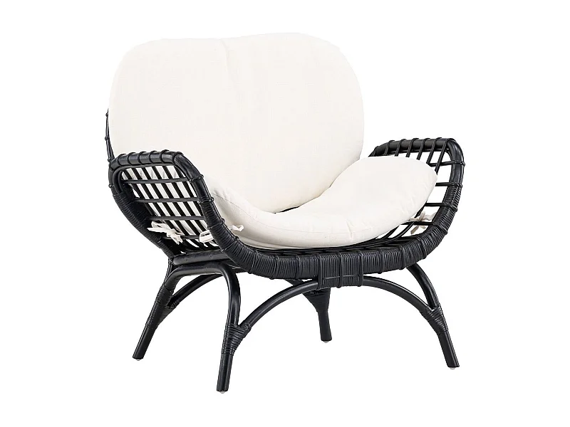 Fauteuil de Jardin "Moana" 80cm Noir