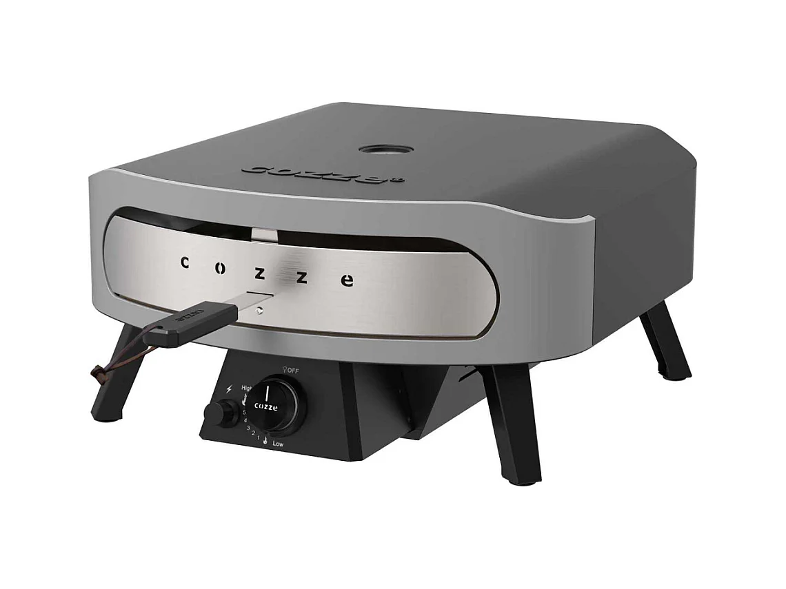 Four à pizza au gaz Classic avec porte Pierre à pizza 43 x 43 x 1 cm