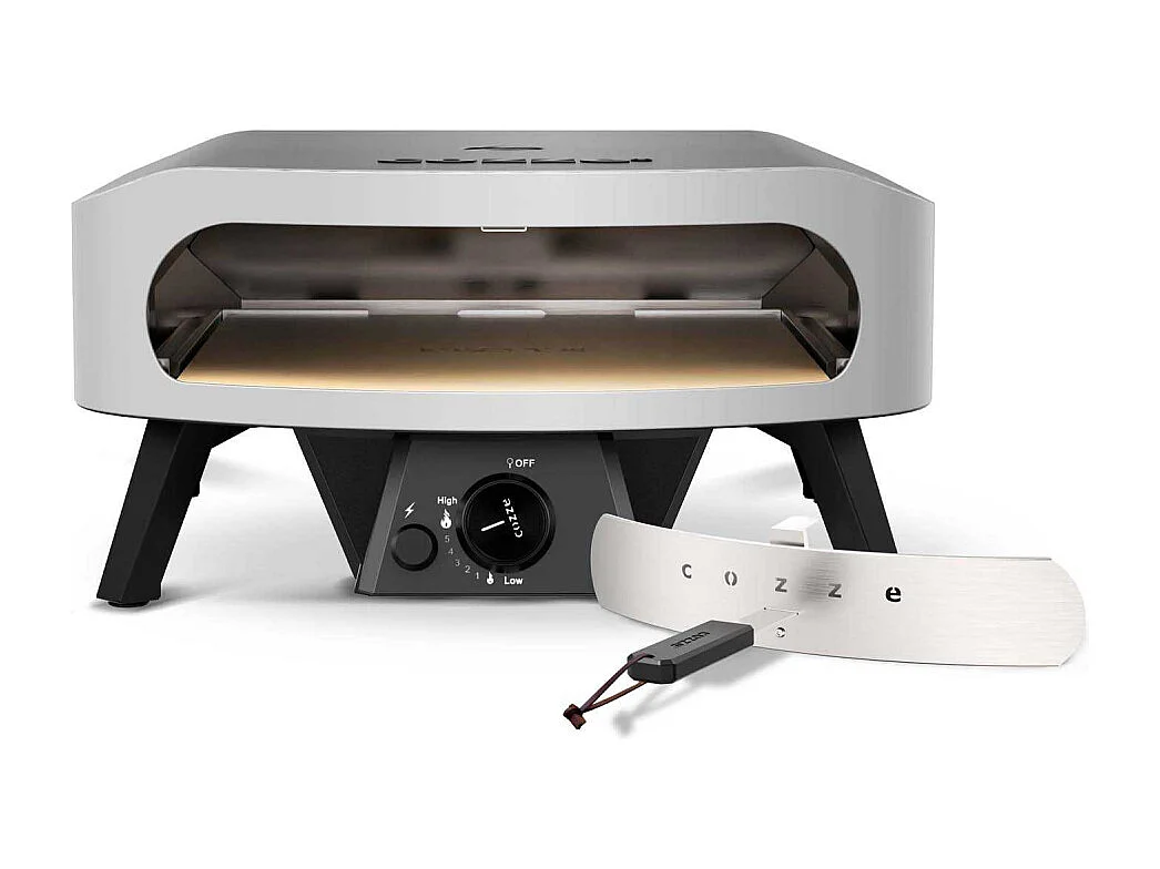 Four à pizza au gaz Classic avec porte Pierre à pizza 43 x 43 x 1 cm