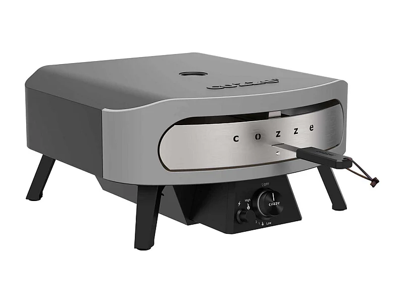 Four à pizza au gaz Classic avec porte Pierre à pizza 43 x 43 x 1 cm