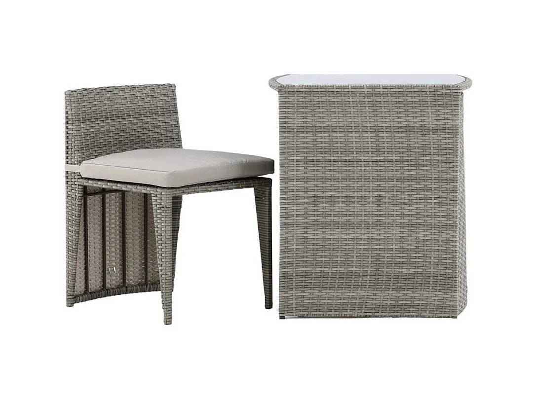 Savanna ensemble de salon ensembles 3 parties gris.