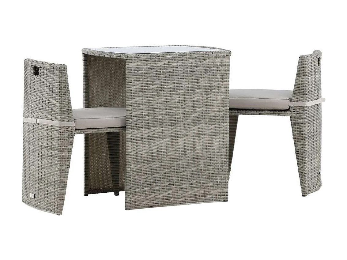 Savanna ensemble de salon ensembles 3 parties gris.