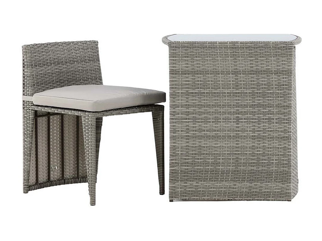 Savanna ensemble de salon ensembles 3 parties gris.